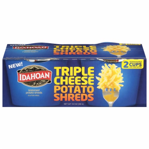 Idahoan® Triple Cheese Shreds Cups Perspective: front