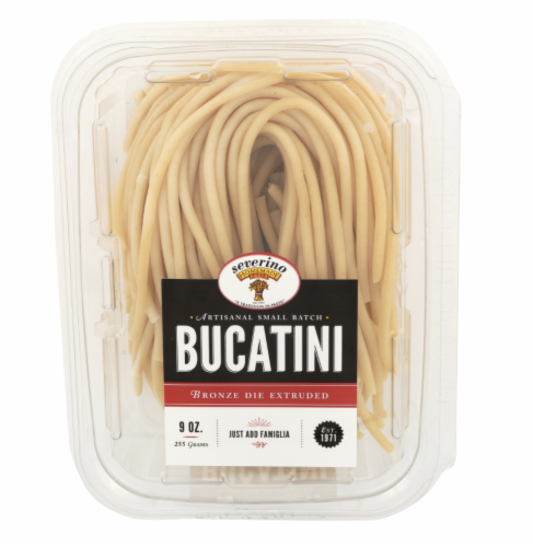 Severino Small Batch Bucatini Pasta Perspective: front