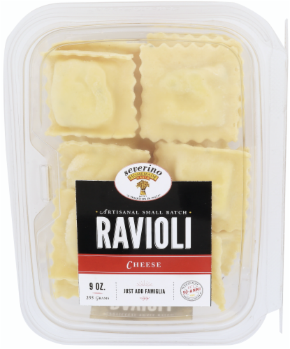 Severino Artistanal Small Batch Cheese Ravioli Perspective: front