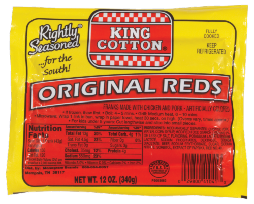 King Cotton Original Reds Perspective: front