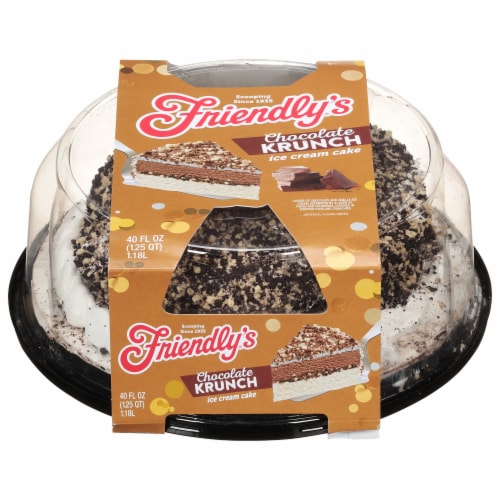 Friendly's® Chocolate Krunch Ice Cream Cake Perspective: front