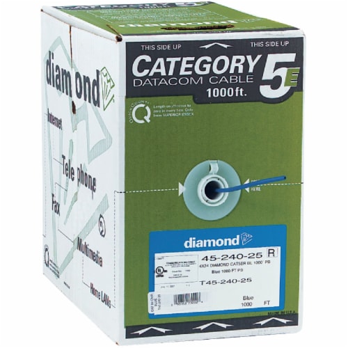 Coleman Cable 1000 Ft. 24 AWG Voice & Data Multi-Line Wire 962634606 Perspective: front