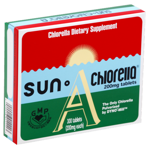 Sun Chlorella 200mg Tablets Perspective: front