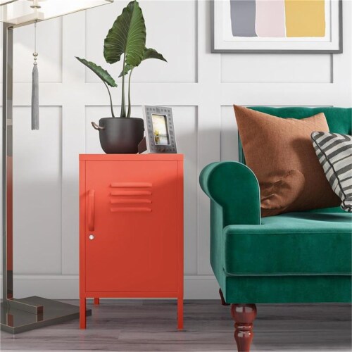 Metal locker end shop table