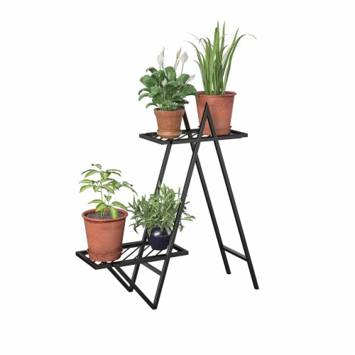 Wallflower Plant Stand, Black Perspective: front