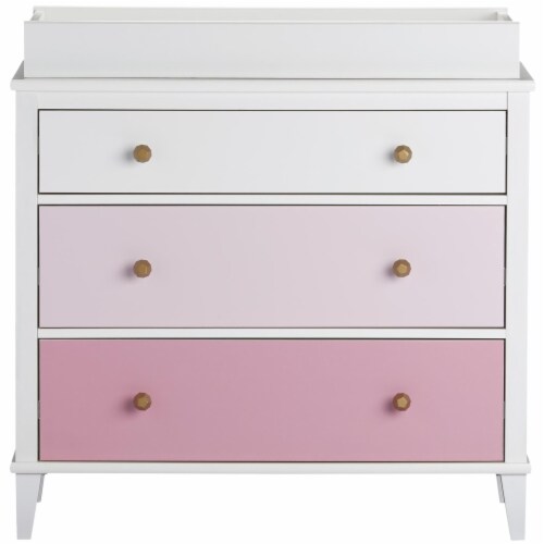 Little Seeds Monarch Hill Poppy 3 Drawer Changing Table with 2
