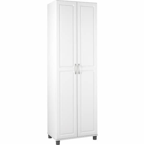System Build SystemBuild Kendall 24 Utility Storage Cabinet White