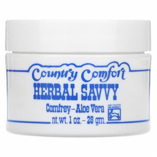 Country Comfort Herbal Savvy Comfrey-Aloe Vera - 1 oz (28 g) Perspective: front