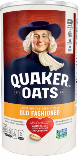 Quaker® Old Fashioned Whole Grain Oatmeal Perspective: front
