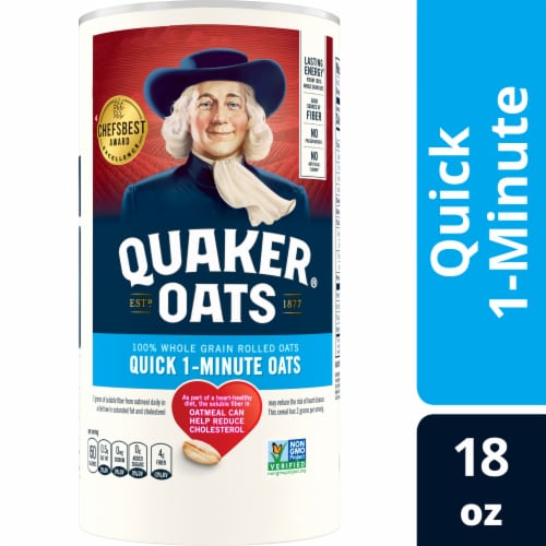 Quaker® Quick 1 Minute Oats Perspective: front