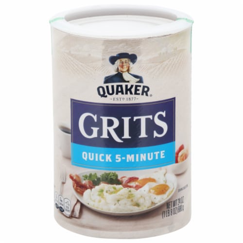Quaker® Quick 5 Minute Grits Perspective: front