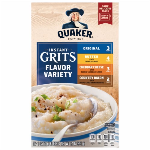 Quaker® Instant Grits Variety Pack Breakfast Perspective: front