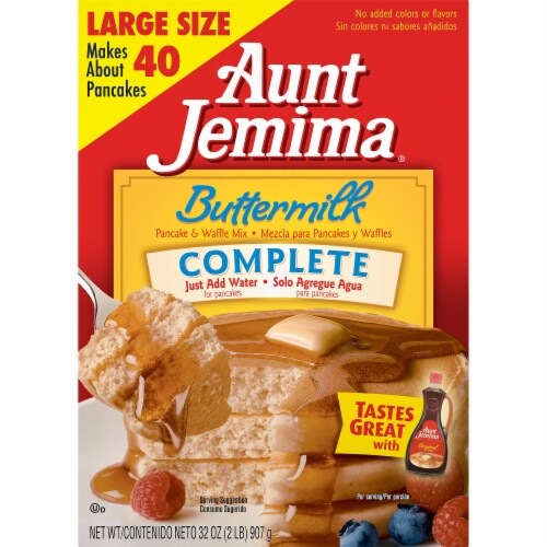 Aunt Jemima Buttermilk Complete Pancake & Waffle Mix Perspective: front