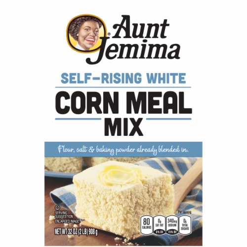 Aunt Jemima White Corn Meal Self Rising Flour For Baking Perspective: front