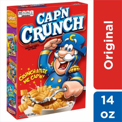 Cap'n Crunch Cereal Perspective: front
