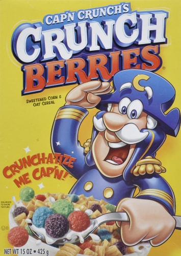 Cap'N Crunch's Crunch Berries Cereal Perspective: front