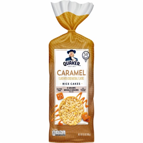 Quaker® Caramel Rice Cakes Perspective: front