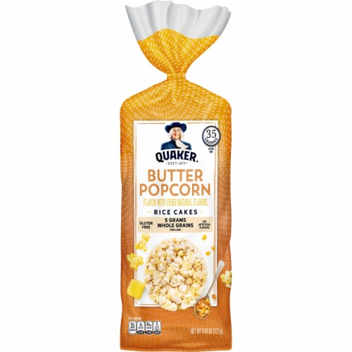 Quaker® Buttered Popcorn Rice Cakes Perspective: front