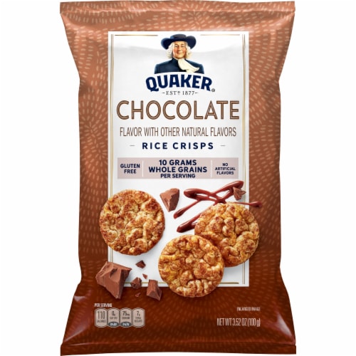 Quaker™ Chocolate Rice Crisps Perspective: front
