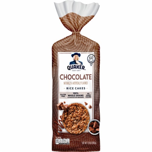 Quaker® Chocolate Rice Cakes Perspective: front