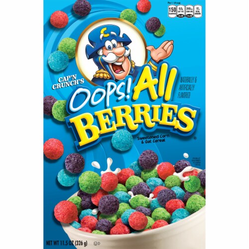 Cap'n Crunch's Oops! All Berries® Cereal Perspective: front