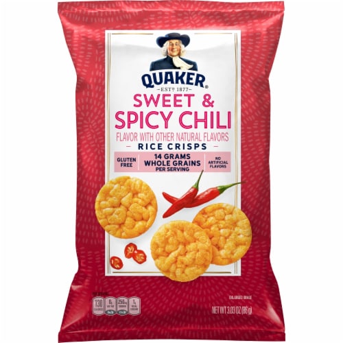 Quaker® Sweet & Spicy Chili Rice Crisps Perspective: front