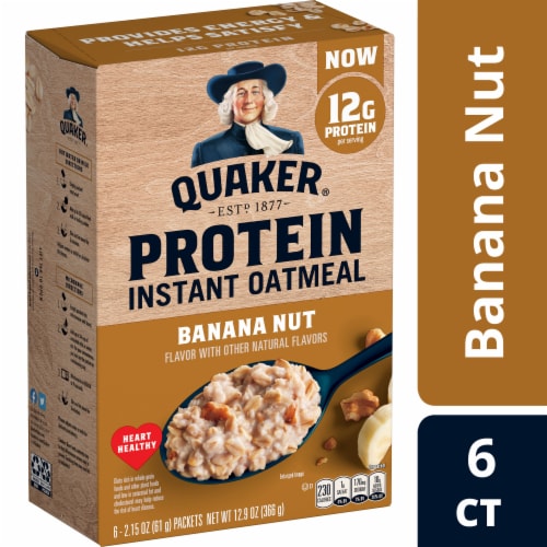 Quaker® Banana Nut Protein Instant Oatmeal
