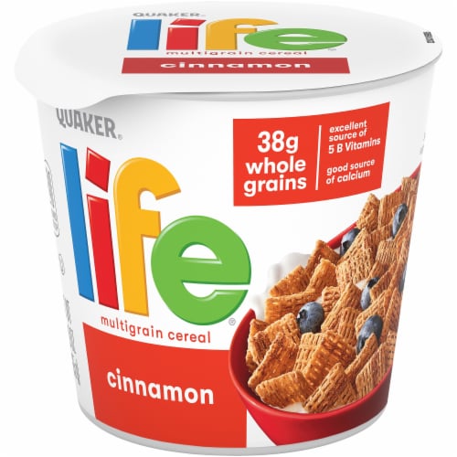 Quaker® Cinnamon Life Cereal Cup Perspective: front