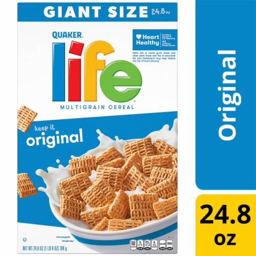 Quaker® Original Life® Giant Size Cereal Perspective: front