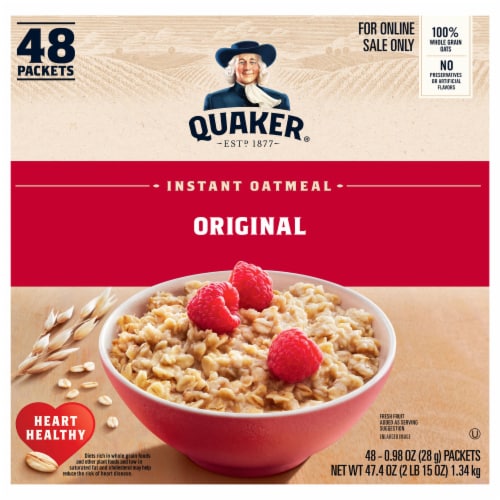 Quaker® Original Instant Oatmeal Perspective: front