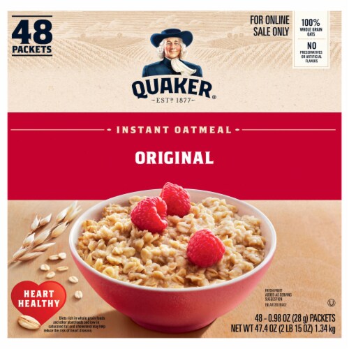 Quaker® Original Instant Oatmeal Perspective: front