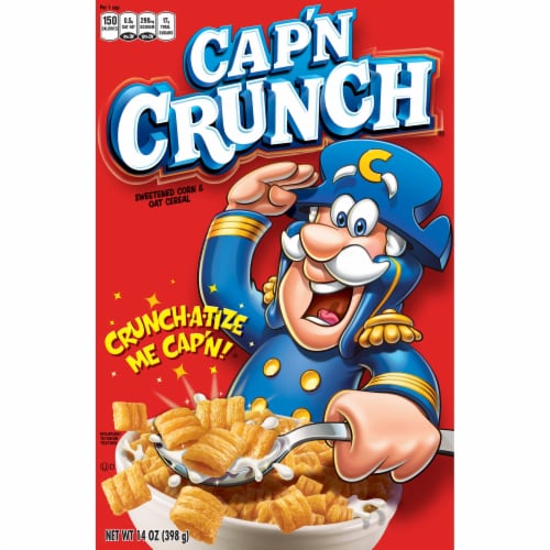 Cap'N Crunch Sweetened Corn & Oat Cereal Perspective: front