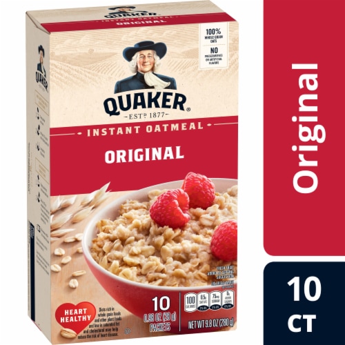 Quaker Fruit and Cream Instant Oatmeal Breakfast Variety Pack, 8 ct - Foods  Co.