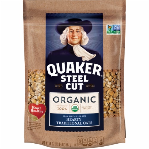 Quaker Steel Cut Standard Oatmeal Perspective: front