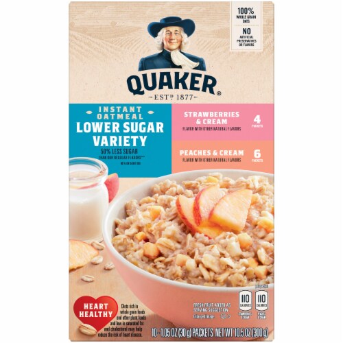 Quaker® Lower Sugar Instant Oatmeal Variety Pack Perspective: front