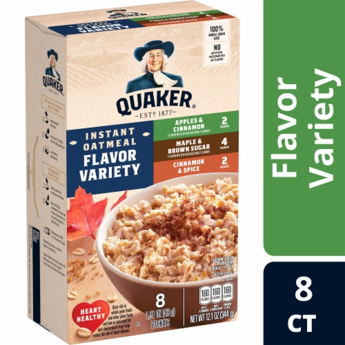 Quaker® Flavor Variety Instant Oatmeal, 8 ct - Harris Teeter