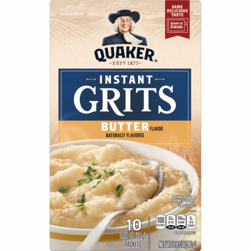 Quaker® Butter 2 Minute Instant Grits Perspective: front