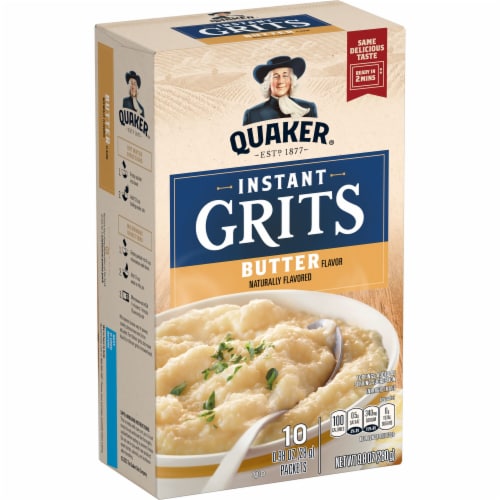 Quaker® Instant Butter Grits Perspective: front