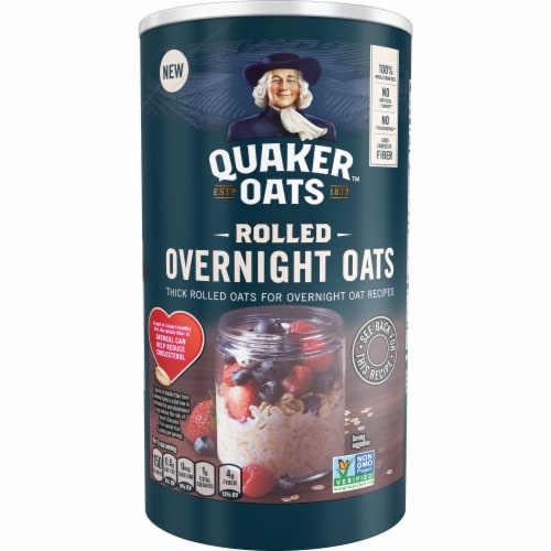 Quaker™ Overnight Oats Unsweetened Chia Seed Chilled Oatmeal Breakfast Cup,  1.76 oz - Kroger