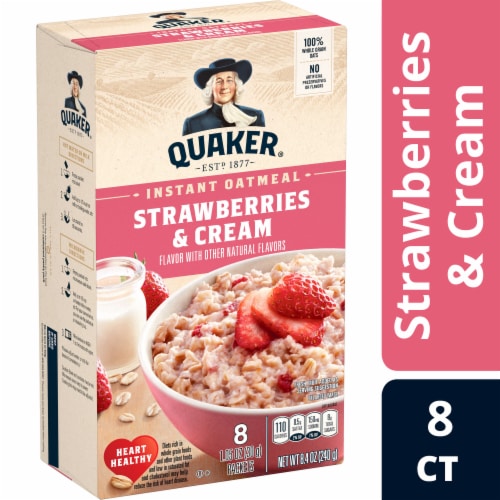 Quaker Strawberries & Cream Instant Oatmeal