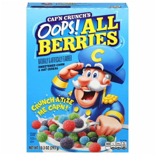 Cap'n Crunch's Oops All Berries® Cereal Perspective: front