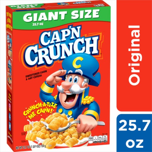Cap'n Crunch® Giant Size Cereal Perspective: front