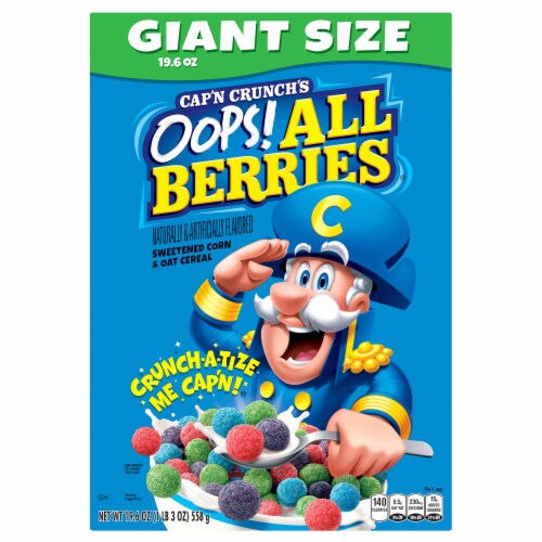 Cap n Crunch s Oops All Berries Giant Size Cereal 19 6 Oz Pick n Save