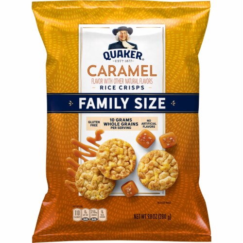 Quaker® Caramel Flavor Rice Crisps Perspective: front