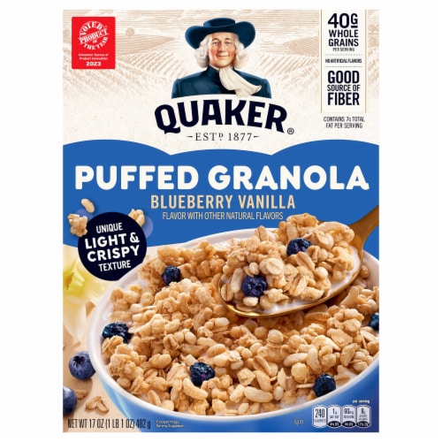 Quaker® Puffed Vanilla Granola, 17 oz - Kroger