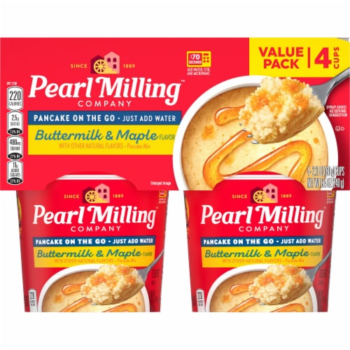 Pearl Milling Company Pancake Mix Butter Milk & Maple 2.11 Oz, 4 Count Perspective: front