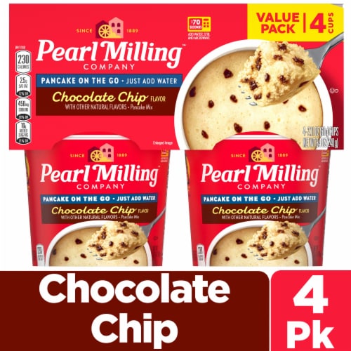 Pearl Milling Company Value Pack Chocolate Chip Pancake on the Go Perspective: front