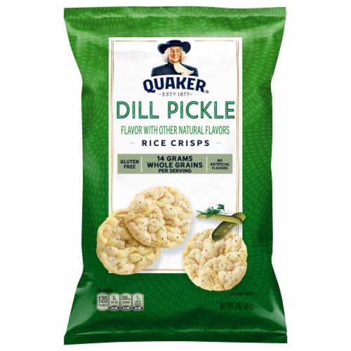 Quaker® Dill Pickle Rice Crisps Perspective: front