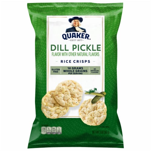 Quaker® Dill Pickle Rice Crisps Perspective: front