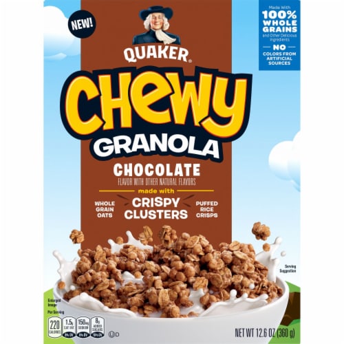 Quaker® Chewy Chocolate Crispy Granola Clusters, 12.6 oz - Kroger